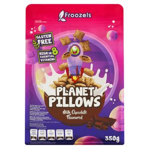 Froozels Milk Chocolate Flavoured Planet Pillows 350g